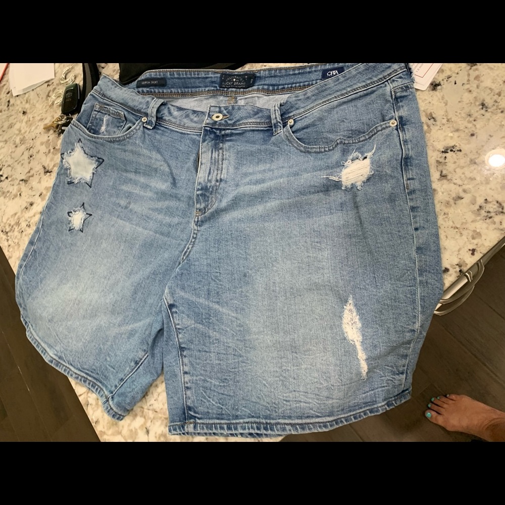 Lucky Brand Plus Jean Shorts DenimSize 18W